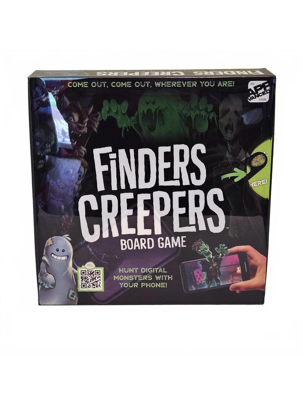 Finders Creepers Hunt Digital Monsters Board Game w/ Phone 2-4 Players Brand New